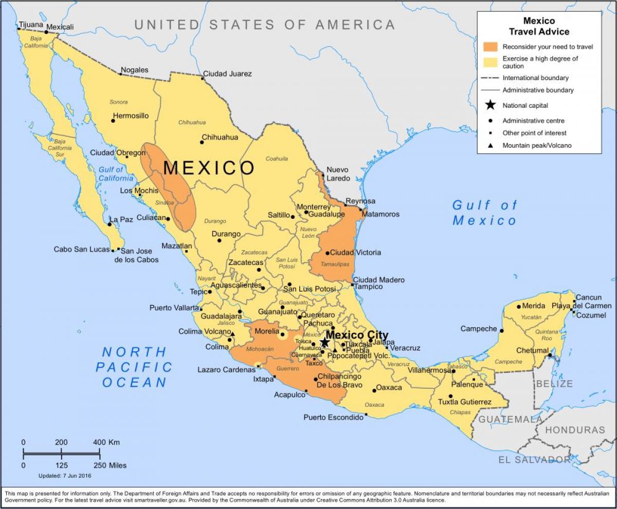 kort over Mexico City og omegn